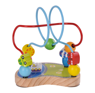First Bead Maze Roller Coaster Toddler Learn Counting and Shapes Baby Kids Fine Motor Skills Toys