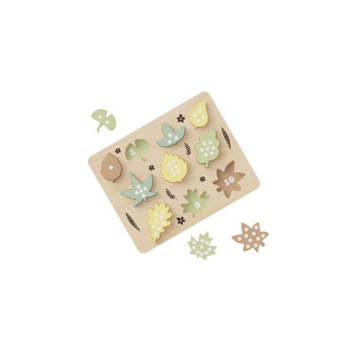 Wooden Ladybugs Counting Puzzle Montessori Counting Toys for Toddlers Learning Education Toy