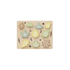 Wooden Counting Puzzle Leaves Montessori Number Counting Toys for Toddlers Learning Education Toy