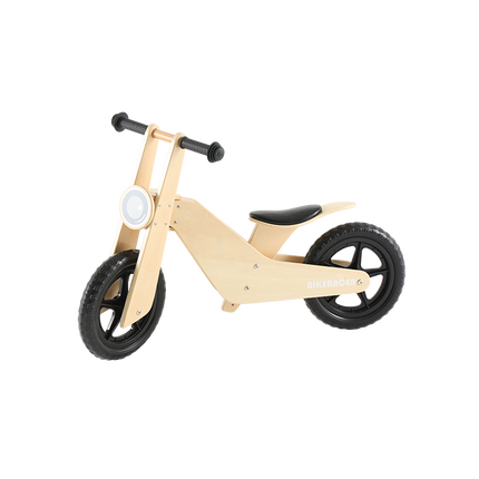 Wooden Balance Bike for Toddlers 2-4 Years Old Toddler Kids Balance Bike with PU Seat and 3 Adjustable Seat Heights And Skid Proof Handle