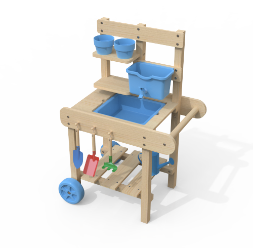 Outdoors Potting Benches Table For Kids Wooden Workstation Table