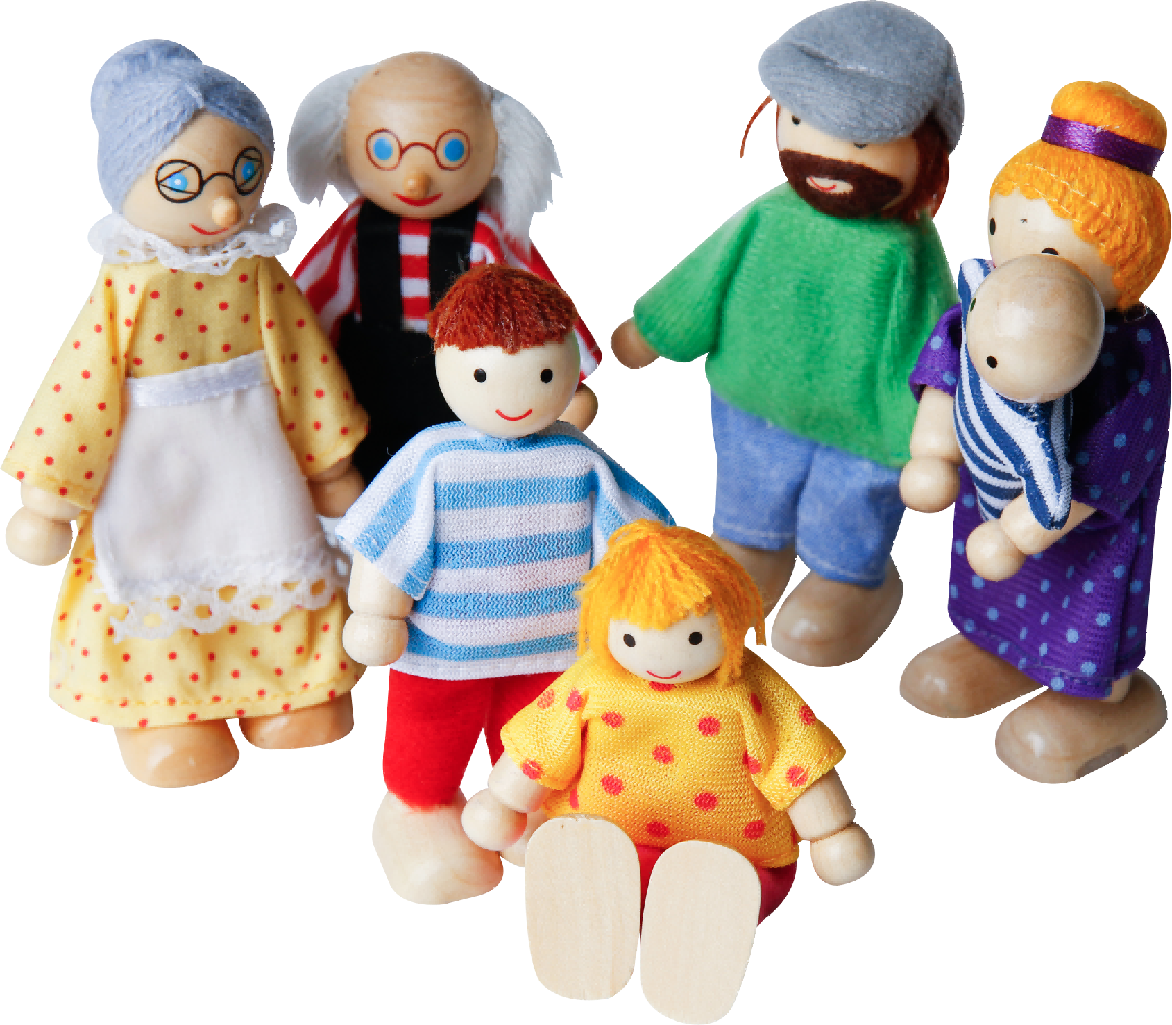 Doll Family,7pcs