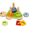 Sorting Turtle Wooden Geometric Sorting & Stacking Toy Montessori Shape Sorter Baby Toys