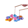 Montessori Wooden Fishing Game for Toddlers Fine Motor Skills