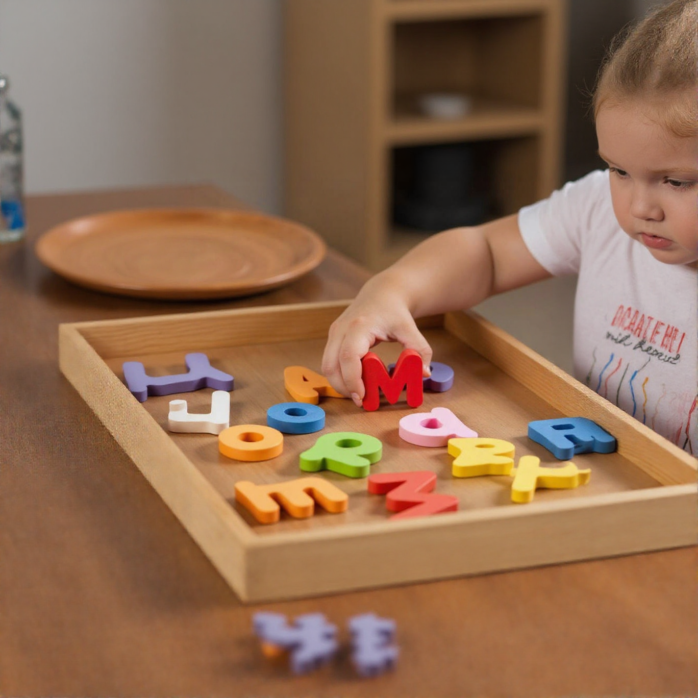 Wooden Lowercase Alphabet
