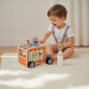 Wooden Circus Wagon Toy | Interactive Fun | Wood, Removable Figures | Kids' Creative Play | Custom
