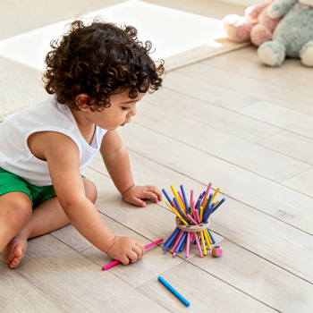 Wooden Pick Up Sticks Game | Colorful Balancing Toy | Wood, Toddler Learning & Family Play | OEM