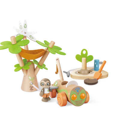 Custom Wooden Tree Planting E-Car