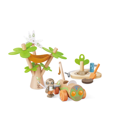 Custom Wooden Tree Planting E-Car