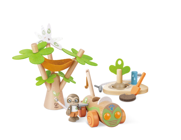 Custom Wooden Tree Planting E-Car