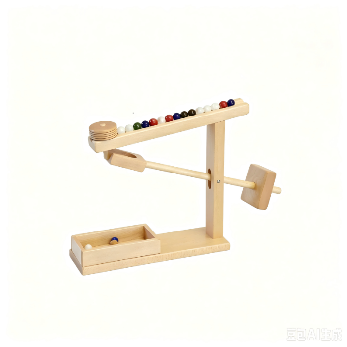 Wood Marble STEM Toy,Educational Physics Game for kids