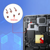 Injection molding liquid silicone one-piece molding hardware mobile phone PIN needle silicone waterproof PIN needle silicone rubber metal factory