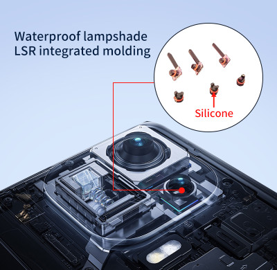 Injection molding liquid silicone one-piece molding hardware mobile phone PIN needle silicone waterproof PIN needle silicone rubber metal factory