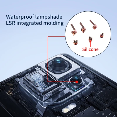 Spritzguss Flüssigsilikon Einteilige Formteile Handy PIN-Nadel Silikon wasserdicht PIN-Nadel Silikonkautschuk Metallfabrik