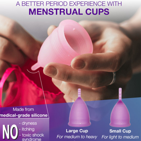 Customizable Medical-Grade Silicone Menstrual Cup – Safe, Reusable, and Eco-Friendly Feminine Care Solution for Mothers and Women