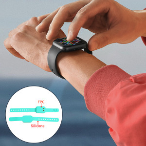 Bespoke Sports Wristband: Combining Silicone Comfort, FPC Efficiency, and Silicone Overmolding for Medical Applications and Medical Silicone Overmolding