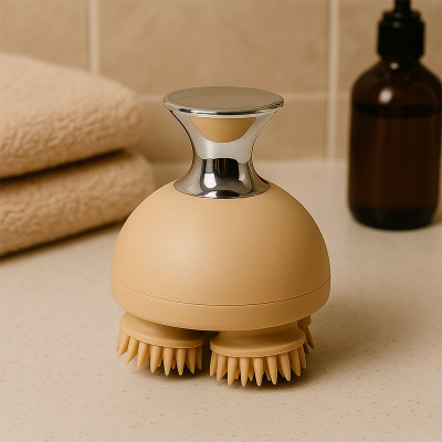 Custom Silicone Electric  Scalp bBrush– Built for Comfort, Designed for Performance