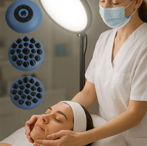 Silicone Massage Attachment Head – Custom Electric Massager Brush for Deep Tissue & Scalp Therapy