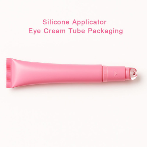 Custom Silicone Applicator Eye Cream Tube Packaging for OEM & ODM - Featuring Soft Touch Massage Tip for Optimal User Experience and Enhanced Product Appeal定制硅胶涂抹眼霜管包装，适用于 OEM & ODM - 特点是柔软的按摩尖端，提供最佳的用户体验和增强的产品吸引力