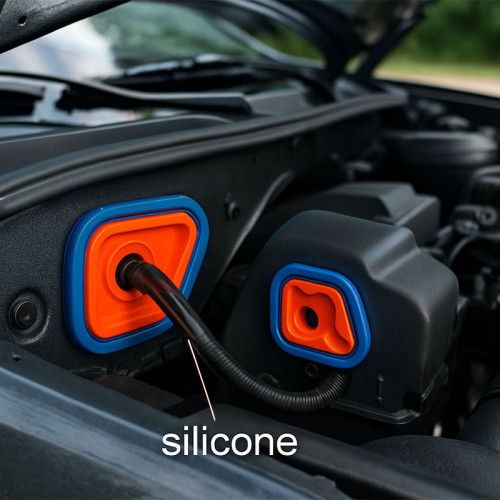 Custom Overmolded Silicone Sealing Gasket | Precision Molded Rubber-TPU & Silicone Parts for Waterproof Medical & Industrial Devices