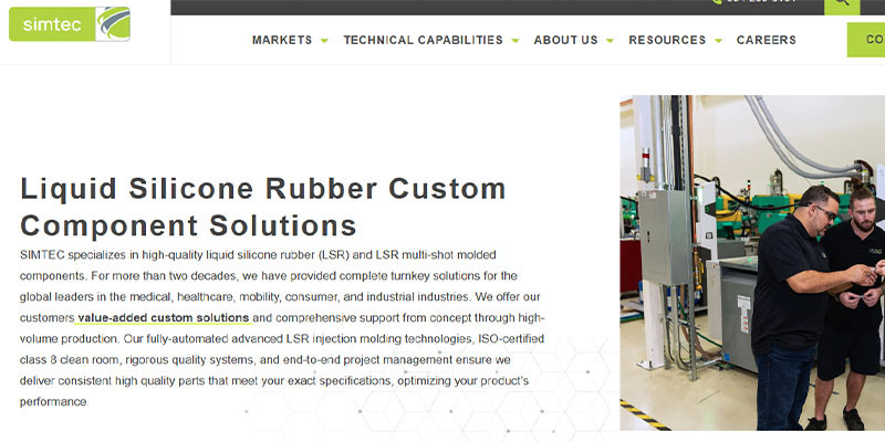 Simtec Silicone Parts