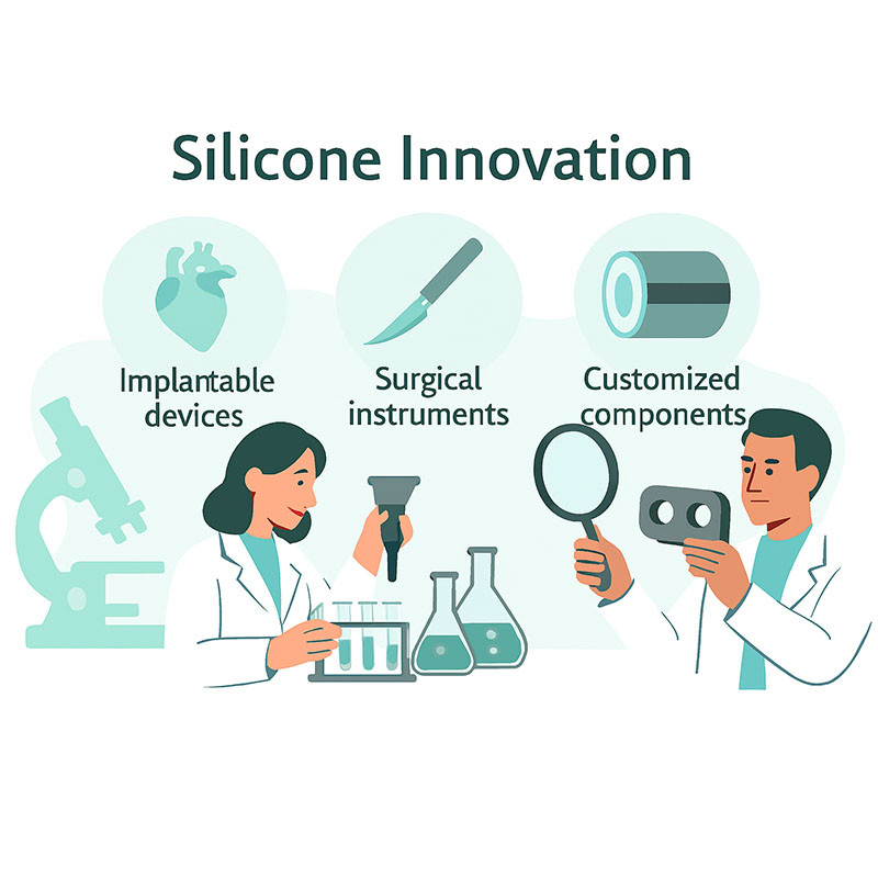 Top 5 Innovations in Custom Silicone Medical Parts for 2024