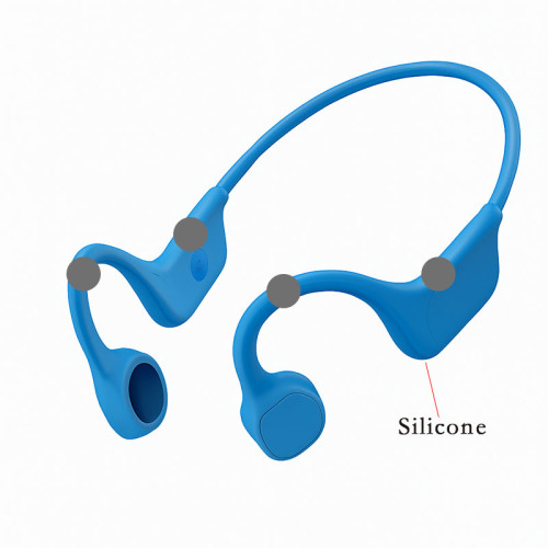 Custom Silicone Overmolded Earphone Protector – Skin-Friendly Silicone Sleeve for Sports