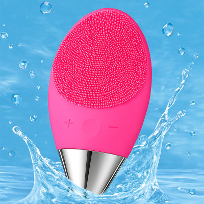 Rechargeable Sonic Silicone Facial Brush – Deep Cleansing, Waterproof & Gentle for All Skin Types