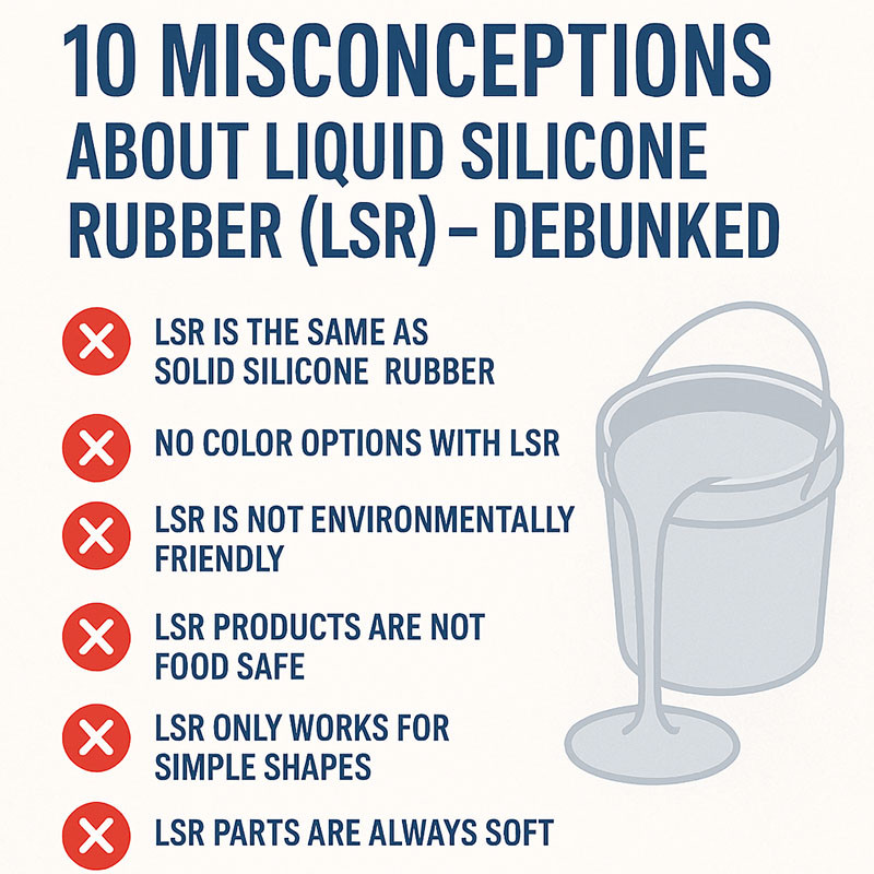10 Misconceptions About Liquid Silicone Rubber (LSR) – Debunked