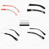 Premium Silicone Eyeglass Temple Covers – Non-Slip Glasses Foot Sleeves, Comfortable Ear Grip & Protective Glasses Arm Tips