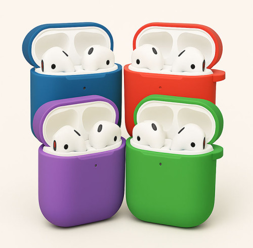 Funda de silicona personalizada para auriculares: a prueba de golpes, polvo e impermeable.