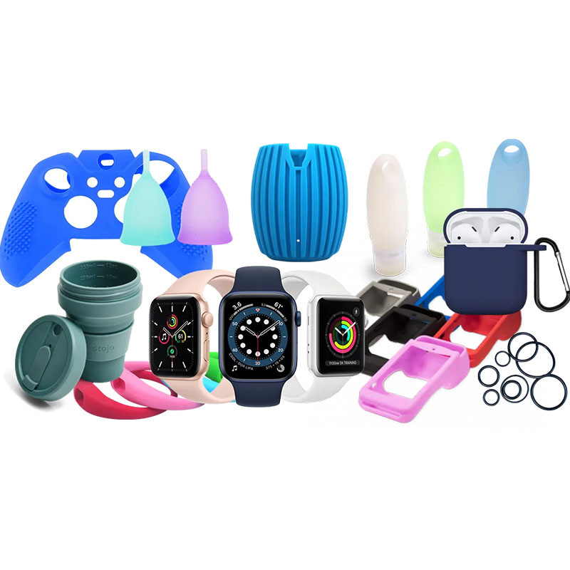 Custom silicone products in various applications