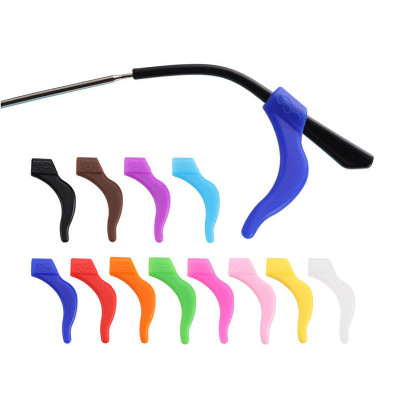 Custom Silicone Eyewear Ear Hooks Soft Anti-Slip Silicone Temple Tips for Eyeglasses and Safety Glasses
