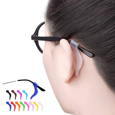 Custom Silicone Eyewear Ear Hooks Soft Anti-Slip Silicone Temple Tips for Eyeglasses and Safety Glasses