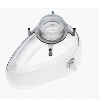 Masque respiratoire en silicone médical sur mesure | Masque respiratoire moulé par injection LSR pour applications CPAP, anesthésie et ventilation artificielle