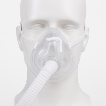 Custom Medical-Grade Silicone Breathing Mask | LSR Injection Molded Respiratory Mask for CPAP, Anesthesia & Ventilator Applications