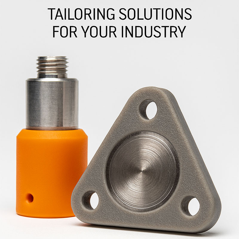 Custom Silicone Overmolding on Metal: Tailoring Solutions for Your Industry