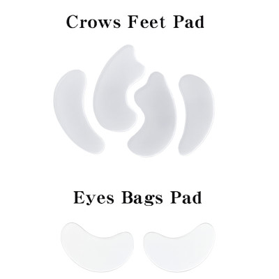 Reusable Medical-Grade Silicone Eye Pad & Face Lifting Patch Set  Forehead  Neck Chest & Under-Eye Anti-Wrinkle Pads