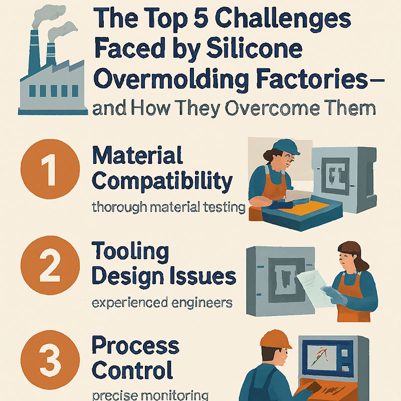 The Top 5 Challenges Faced by Silicone Overmolding Factories—and How They Overcome Them
