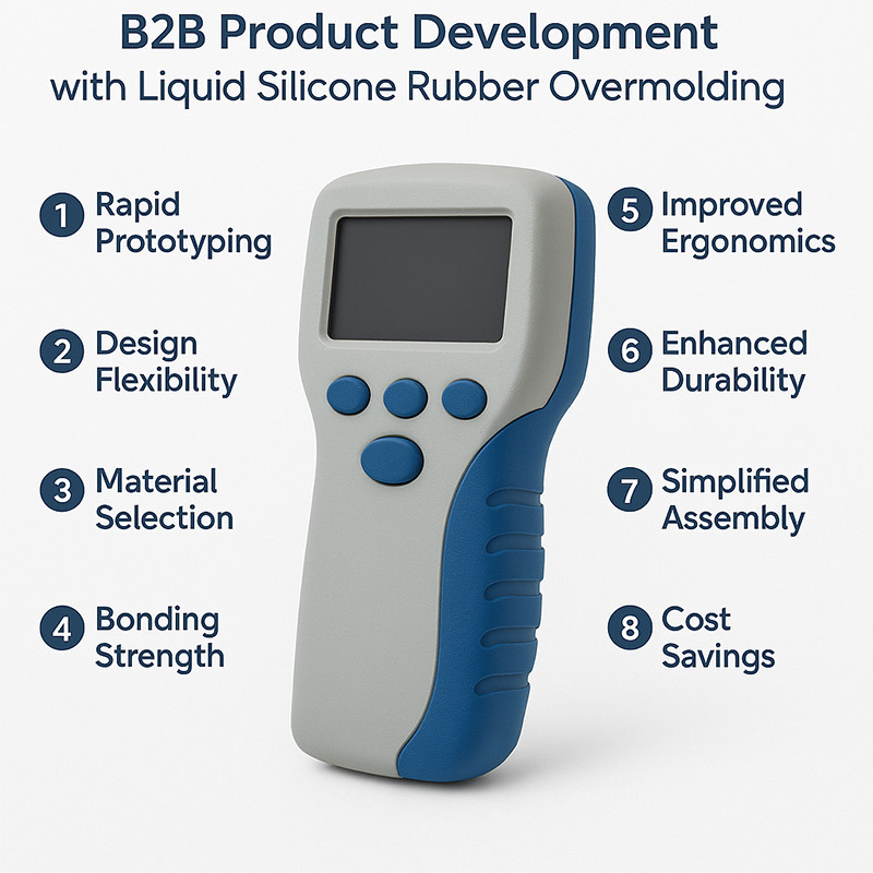 Top 8 Ways to Accelerate B2B Product Development with Liquid Silicone Rubber Overmolding