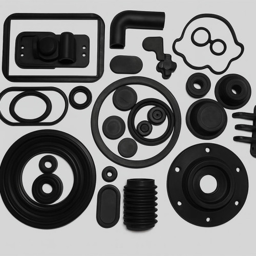 Custom Silicone Overmolded Industrial Parts Manufacturer  Silicone Over Plastic Molding Factory