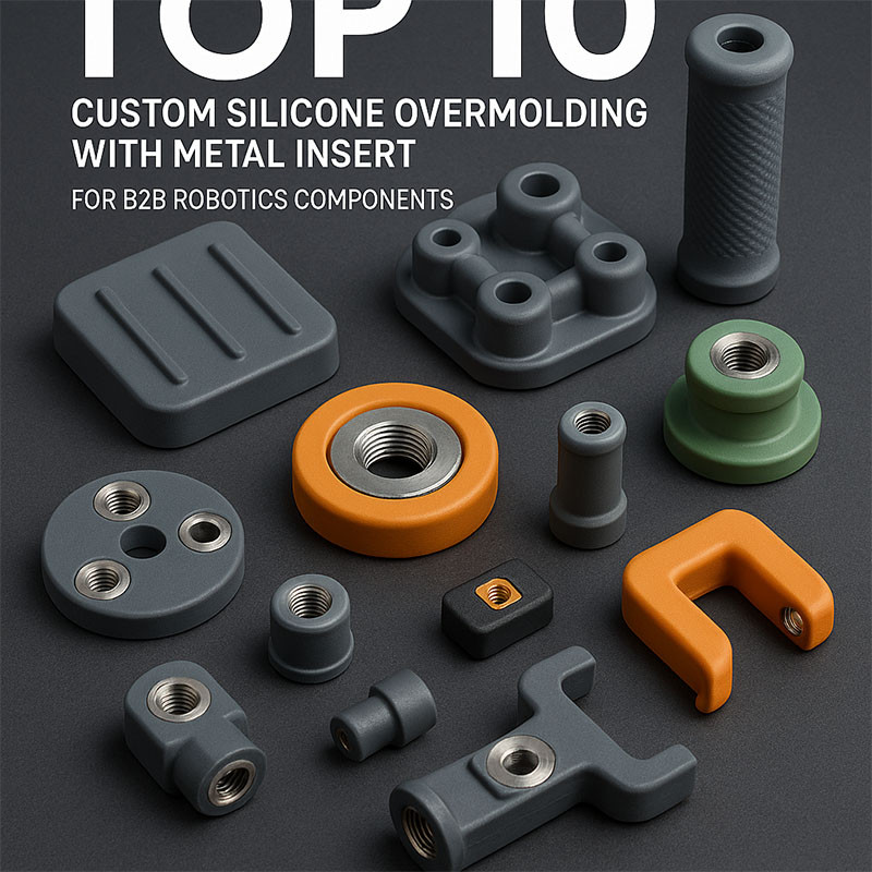 Top 10 Custom Silicone Overmolding with Metal Insert for B2B Robotics Components