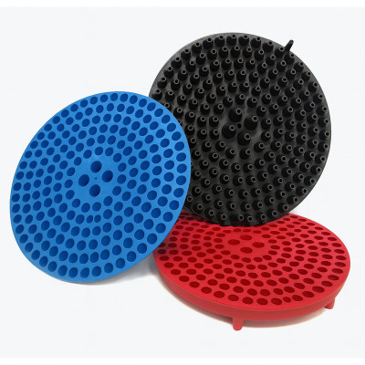 Custom Silicone Overmolded Car Wash Bucket Sand Guard Filter | Automotive Silicone Component Manufacturer