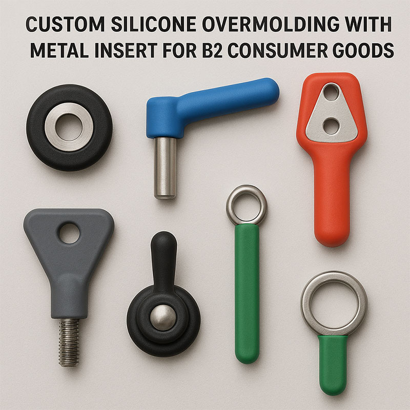 Top 6 Custom Silicone Overmolding with Metal Insert for B2B Consumer Goods