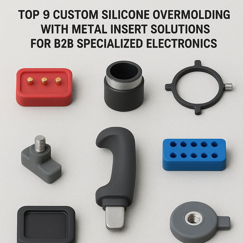 Top 9 Custom Silicone Overmolding with Metal Insert Solutions for B2B Specialized Electronics