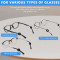 Silicone Round Anti-Slip Eyeglass Ear Hook Comfortable Eyewear Temple Tip Holder for Secure Fit | OEM Manufacturer