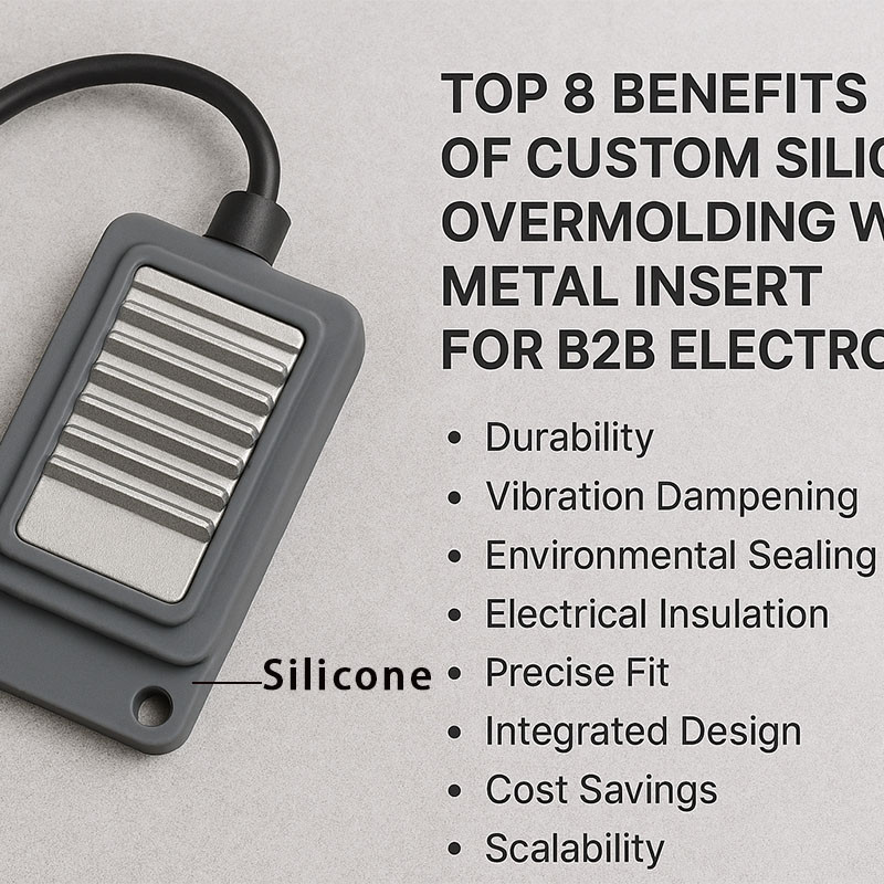 Top 8 Benefits of Custom Silicone Overmolding with Metal Insert for B2B Electronics