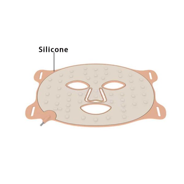 Custom Silicone Photon Beauty Mask OEM Liquid Silicone Facial Mask Manufacturer for LED Light Therapy Devices