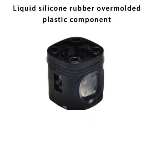 Custom OEM LSR Overmolded Plastic Components  Waterproof Dustproof Corrosion-Resistant Silicone Parts with Soft-Touch Finish