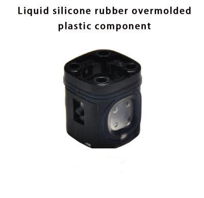 Custom OEM LSR Overmolded Plastic Components Waterproof Dustproof Corrosion-Resistant Silicone Parts with Soft-Touch Finish